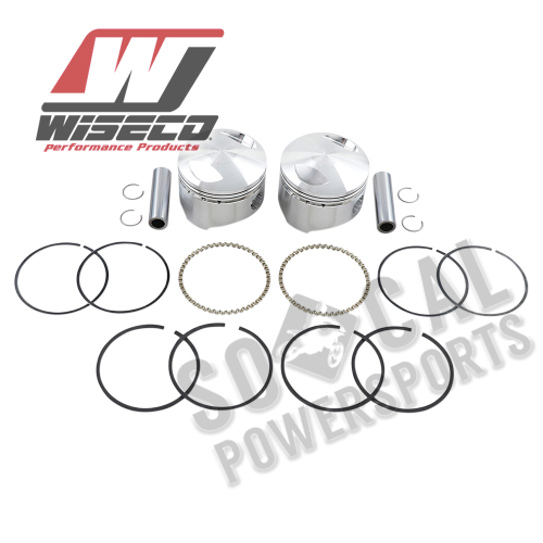 Wiseco - Wiseco K Piston Kit (80ci., Domed) - .030in. Oversize to 3.527in., 7:1 Compression - K1616