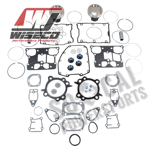 Wiseco - Wiseco VT Piston Kit (95ci., Domed) - .020in. Oversize to 3.895in., 10.5:1 Compression - VT2712