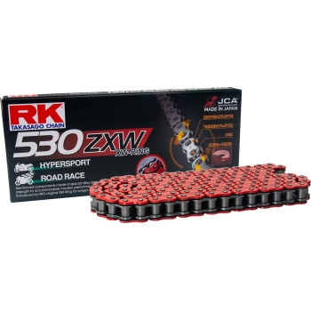 RK - RK 530 ZXW XW-Ring Chain - 150 Links - Red - RR530ZXW-150