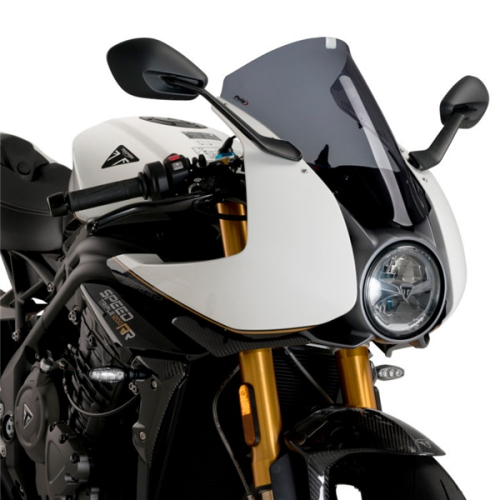 PUIG - PUIG R-Racer Windshield - Dark Smoke - 21262F