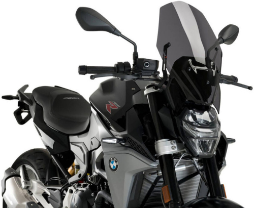 PUIG - PUIG New Generation Touring Windshield (w/ OE BMW Support) - Dark Smoke - 20362F