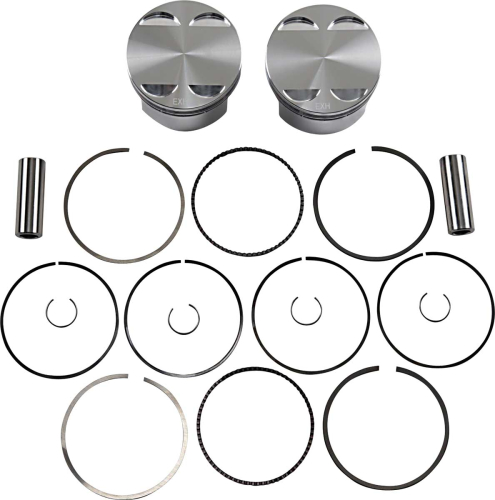 J.E. Pistons - J.E. Pistons Round Piston Kit - Standardad Bore 85.00mm, 11.5:1 Compression - 317182