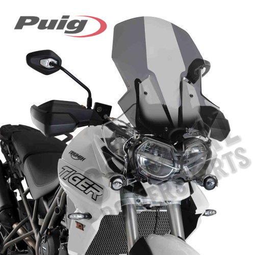 PUIG - PUIG Touring Windscreen - Dark Smoke - 9656F