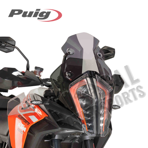 PUIG - PUIG Racing Windscreen - Dark Smoke - 9716F