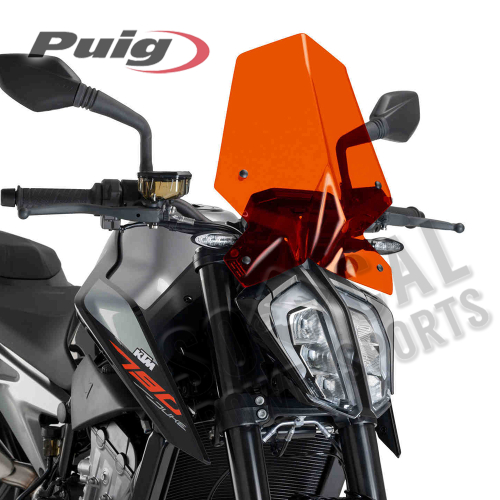 PUIG - PUIG New Generation Sport Windscreen - Orange - 9668T