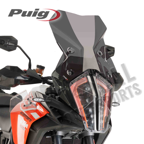 PUIG - PUIG Touring Windscreen - Dark Smoke - 9717F