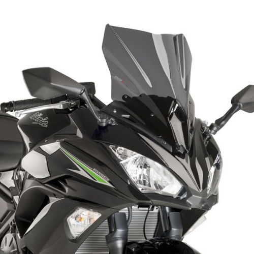 PUIG - PUIG Racing Windscreen - Dark Smoke - 9711F