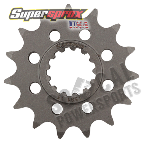 Supersprox - Supersprox Countershaft Steel Front Sprocket - 15T - CST-1591-15-2