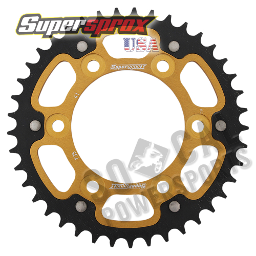 Supersprox - Supersprox Stealth Rear Sprocket - 41T - RST-735-41-GLD