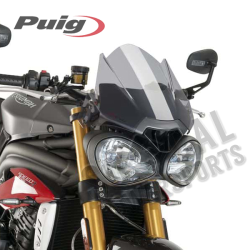 PUIG - PUIG Naked New Generation Sport Windscreen - Smoke - 8929H