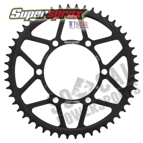 Supersprox - Supersprox Steel Rear Sprocket - 50T - RFE-2012-50-BLK