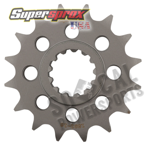 Supersprox - Supersprox Countershaft Steel Front Sprocket - 16T - CST-1591-16-2