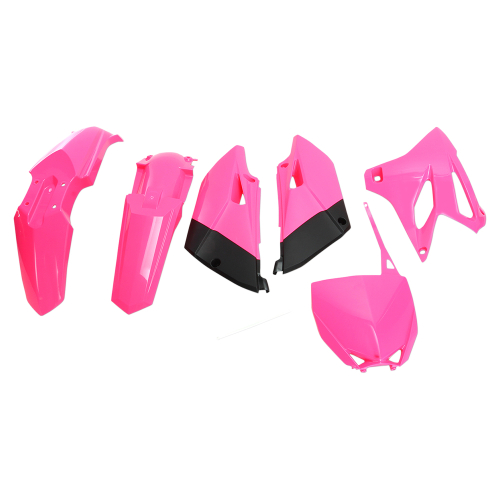 UFO Plastics - UFO Plastics Front and Rear Fender Kit - Neon Pink - YAKIT320-P