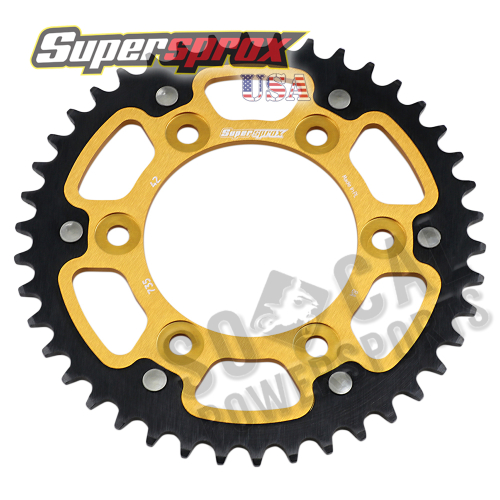 Supersprox - Supersprox Stealth Rear Sprocket - 42T - RST-735-42-GLD