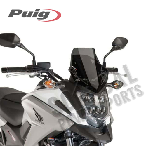 PUIG - PUIG Racing Windscreen - Dark Smoke - 8909F