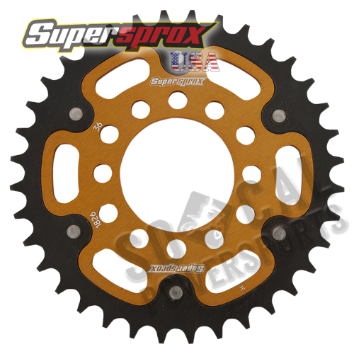 Supersprox - Supersprox Stealth Rear Sprocket - 36T - RST-1826-36-GLD