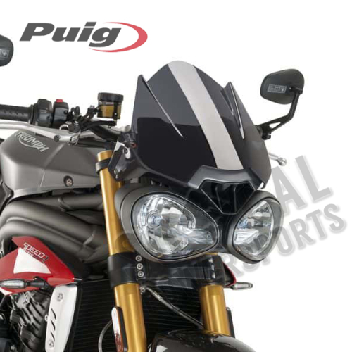 PUIG - PUIG Naked New Generation Sport Windscreen - Dark Smoke - 8929F