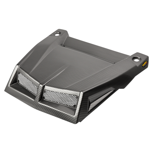 Maier Mfg - Maier Mfg Custom Hood Scoop - Black Carbon Fiber - 19464-30