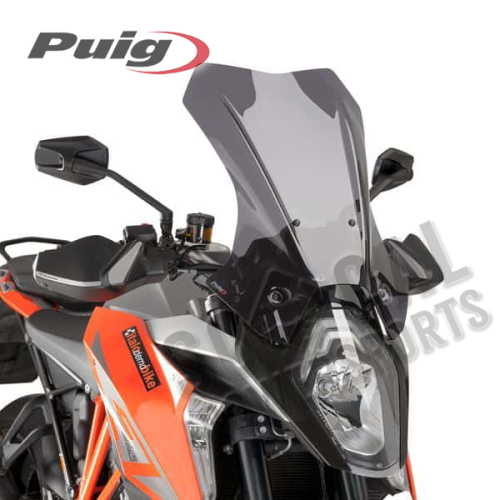 PUIG - PUIG Touring Windscreen - Dark Smoke - 8913F