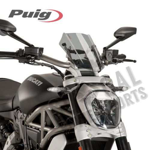 PUIG - PUIG Naked New Generation Sport Windscreen - Smoke - 8921H