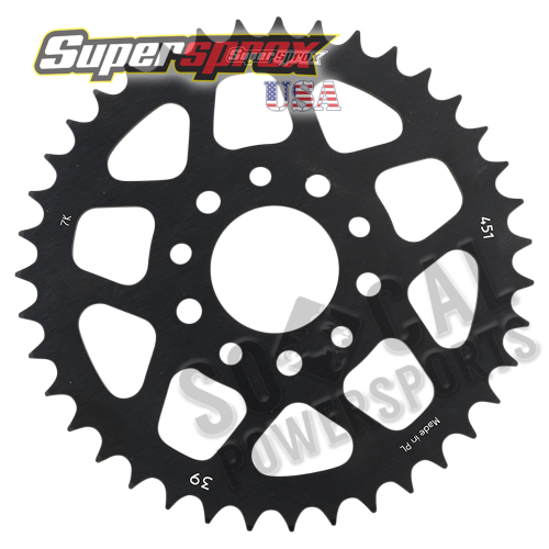 Supersprox - Supersprox Aluminum Rear Sprocket - 39T - RAL-451-39-BLK