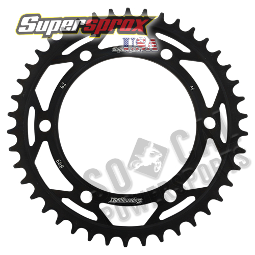 Supersprox - Supersprox Steel Rear Sprocket - 42T - RFE-899-42-BLK