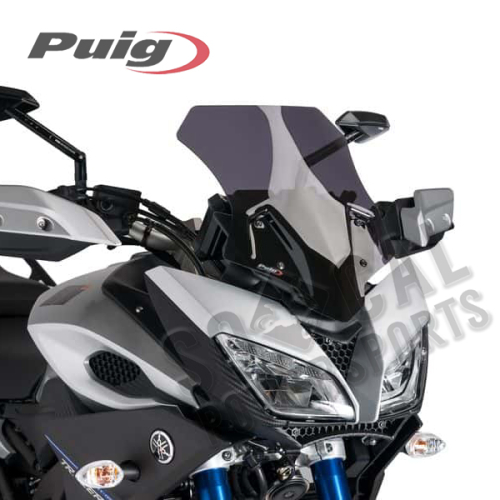 PUIG - PUIG Racing Windscreen - Dark Smoke - 7645F