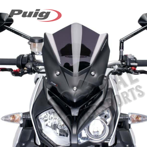 PUIG - PUIG New Generation Sport Windscreen - Dark Smoke - 7040F