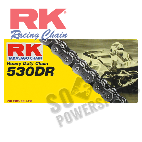 RK - RK 530 DR Drag Racing O-Ring Chain - 170 Links - Natural - 530DR-170