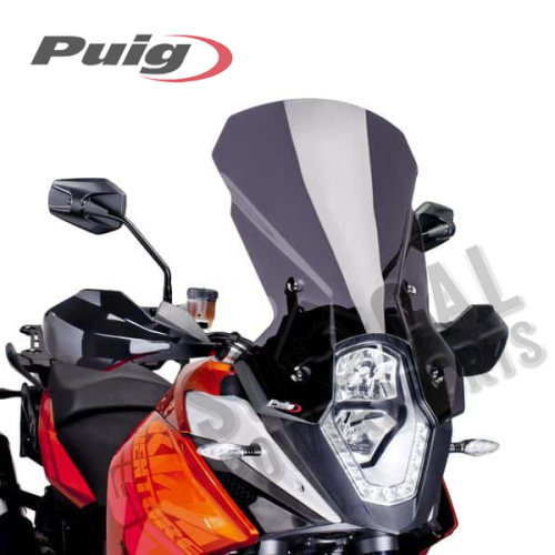 PUIG - PUIG Touring Windscreen - Dark Smoke - 6494F