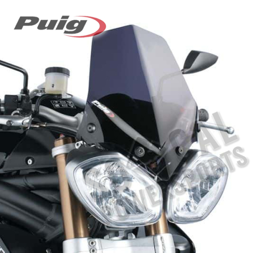 PUIG - PUIG New Generation Sport Windscreen - Dark Smoke - 5658F