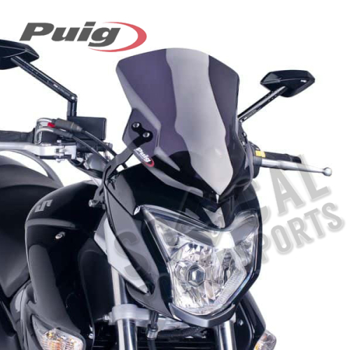 PUIG - PUIG New Generation Sport Windscreen - Dark Smoke - 6251F