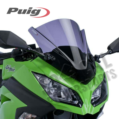 PUIG - PUIG Racing Windscreen - Dark Smoke - 6463F