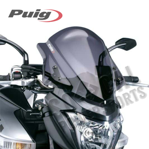 PUIG - PUIG New Generation Sport Windscreen - Dark Smoke - 4630F