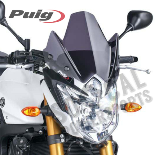 PUIG - PUIG New Generation Sport Windscreen - Dark Smoke - 5872F