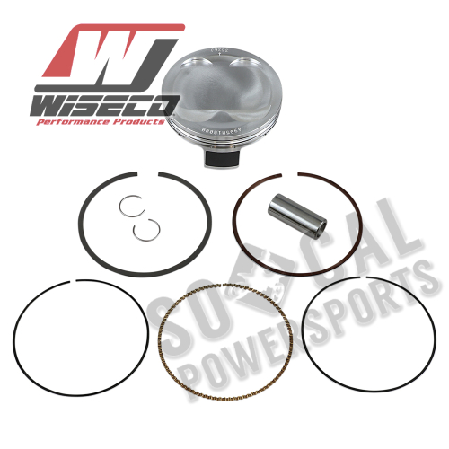 Wiseco - Wiseco Piston Kit (495cc Big Bore) - 4.00mm Oversize to 103.94mm, 11.7:1 Compression - 4985M10000