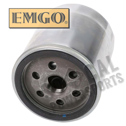 Emgo - Emgo Oil Filter - Chrome - 10-82400