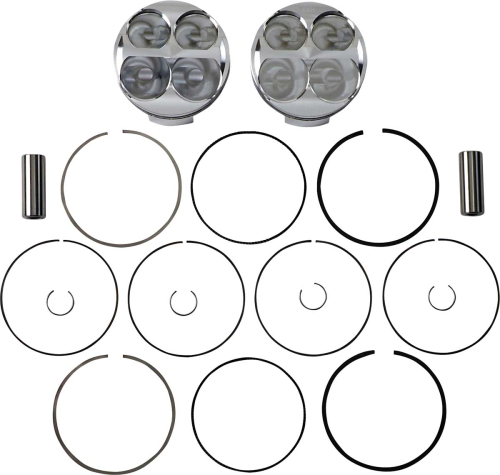 J.E. Pistons - J.E. Pistons FSR Piston Kit - 3.00mm Oversize to 96.00mm, 11.5:1 Compression - 306373
