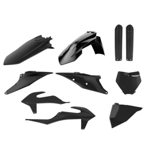 Polisport - Polisport Plastic Kit - Black - 91014