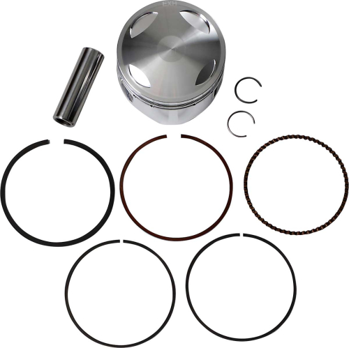 J.E. Pistons - J.E. Pistons Round Piston Kit - 4.00mm Oversize to 77.00mm, 10.5:1 Compression - 131243