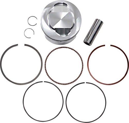 J.E. Pistons - J.E. Pistons Round Piston Kit - 2.00mm Oversize to 85.00mm , 10.5:1 Compression - 222085