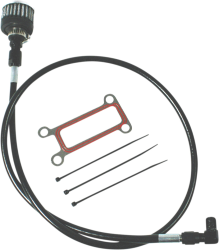 Feuling - Feuling Oil Tank Breather Kit - Black - 3076