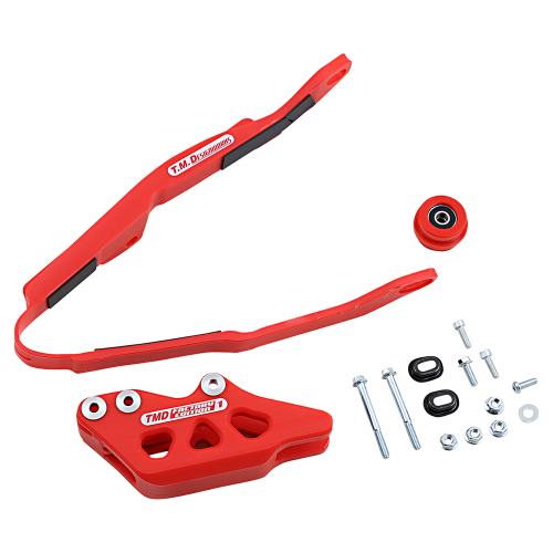 T.M. Designworks - T.M. Designworks Baja-Rally Chain Slide-N-Guide Kit - Red - HCP-H04-RD