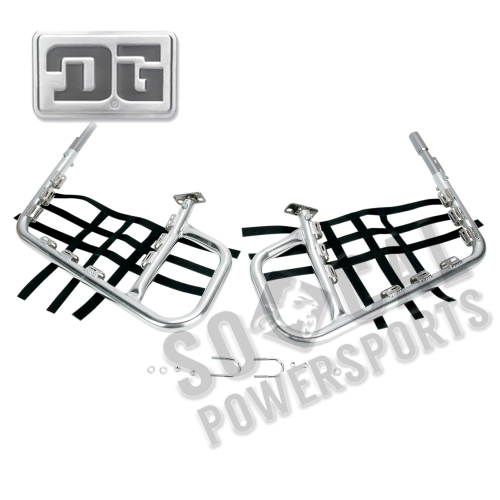 DG Performance - DG Performance Alloy Nerf Bars - Alloy Bar - Black Web - 60-6222