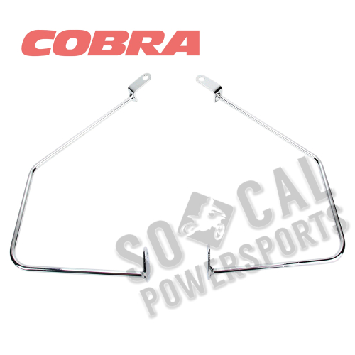 Cobra - Cobra Saddlebag Supports - Chrome - 02-6320