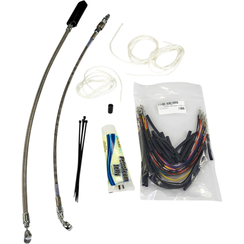 Fat Baggers, Inc. - Fat Baggers, Inc. EZ Install Handlebar Kit - Braided - 109116