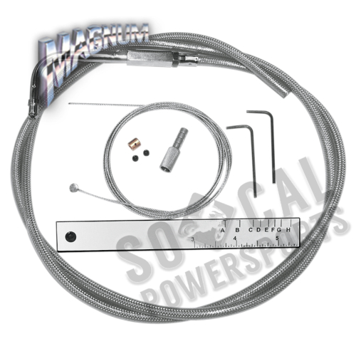 Magnum - Magnum BYO Build Your Own Throttle/Idle Cable Kit - Stainless Steel - 394524