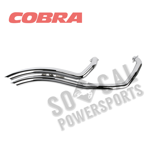 Cobra - Cobra Speedster Swept Exhaust - Chrome - 2230