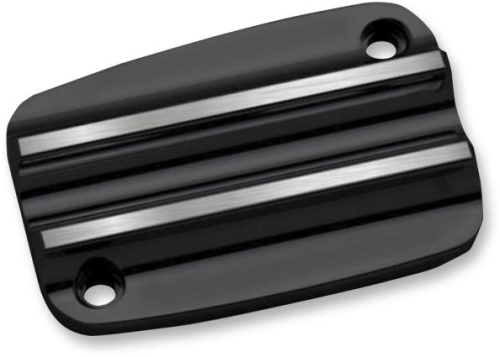 Covingtons - Covingtons Front Brake Master Cylinder Cover - Finned - Black - C1175-B