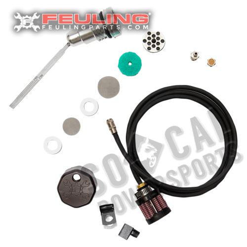 Feuling - Feuling Vented Dipsticks - Black - 3090
